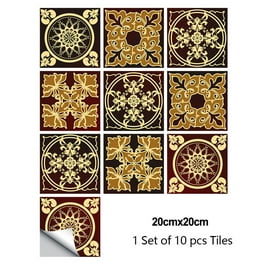 Goory 10PCS Mosaic Wall Sticker Self-adhesive Tile Sticker Kitchen/Bathroom Decorative Goory 10PCS Mosaic Wall Sticker Self-adhesive Tile Sticker Kitchen/Bathroom Decorative