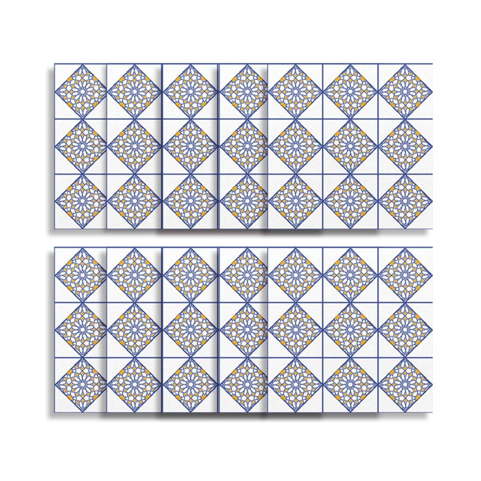 10x Mosaic Tile Stickers Stick Bathroom Kitchen Home Wall or Floor Self