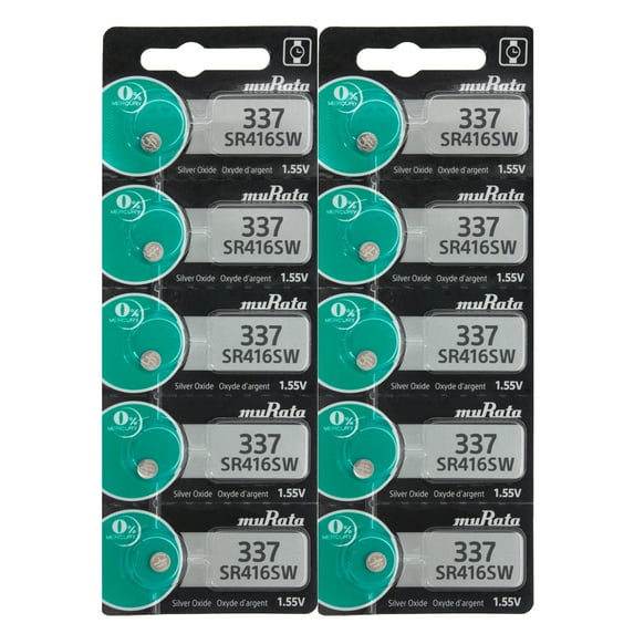 10x Murata SR416SW 337 SR416 SW 416 Button Cell Battery for watch