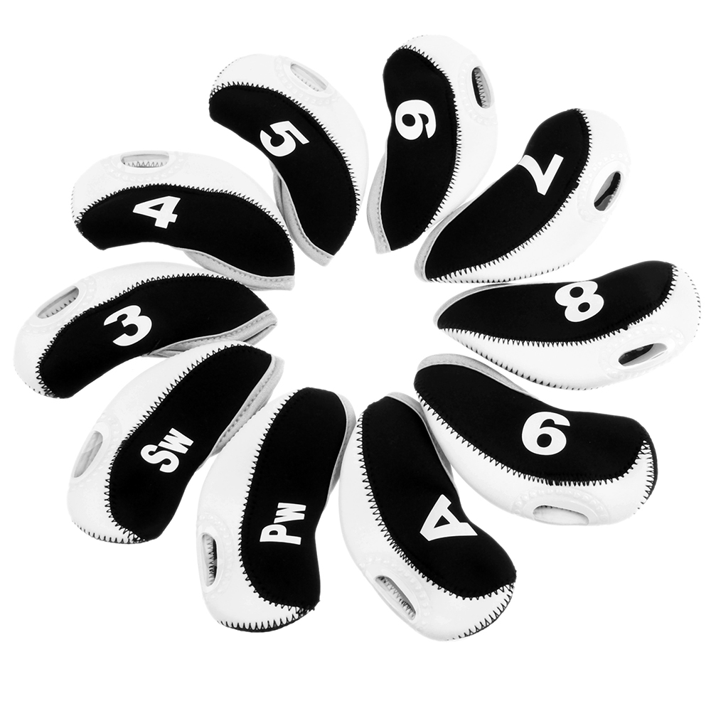 10x Neoprene Golf Club Iron Head Cover Set Fit Titleist Callaway Ping Taylormade - image 1 of 5
