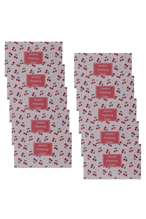 10x Non Toxic Tarnish Remover Jewelry Cleaning Cloths Watches and Silverware