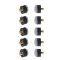 thumbnail image 1 of 10x Pool Tips Screw on Tips 13mm Pool Screw Tips Ferrules Leather Pool Cue Tips, 1 of 10