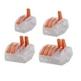 thumbnail image 1 of 10x Quick Easy Wire Connectors Snap Push Adapter Cable Clip 2-8 Pin, 1 of 11