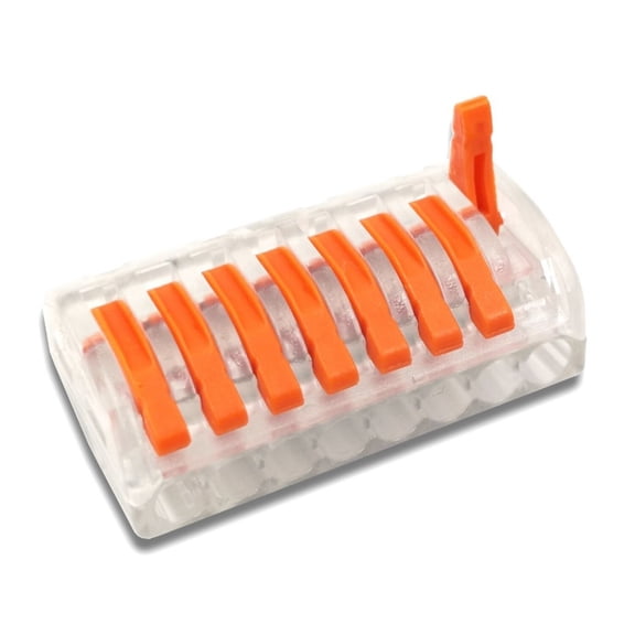 10-pack Quick Connector Clamp Push-in Fast Cable Clip Universal Electrical Wire