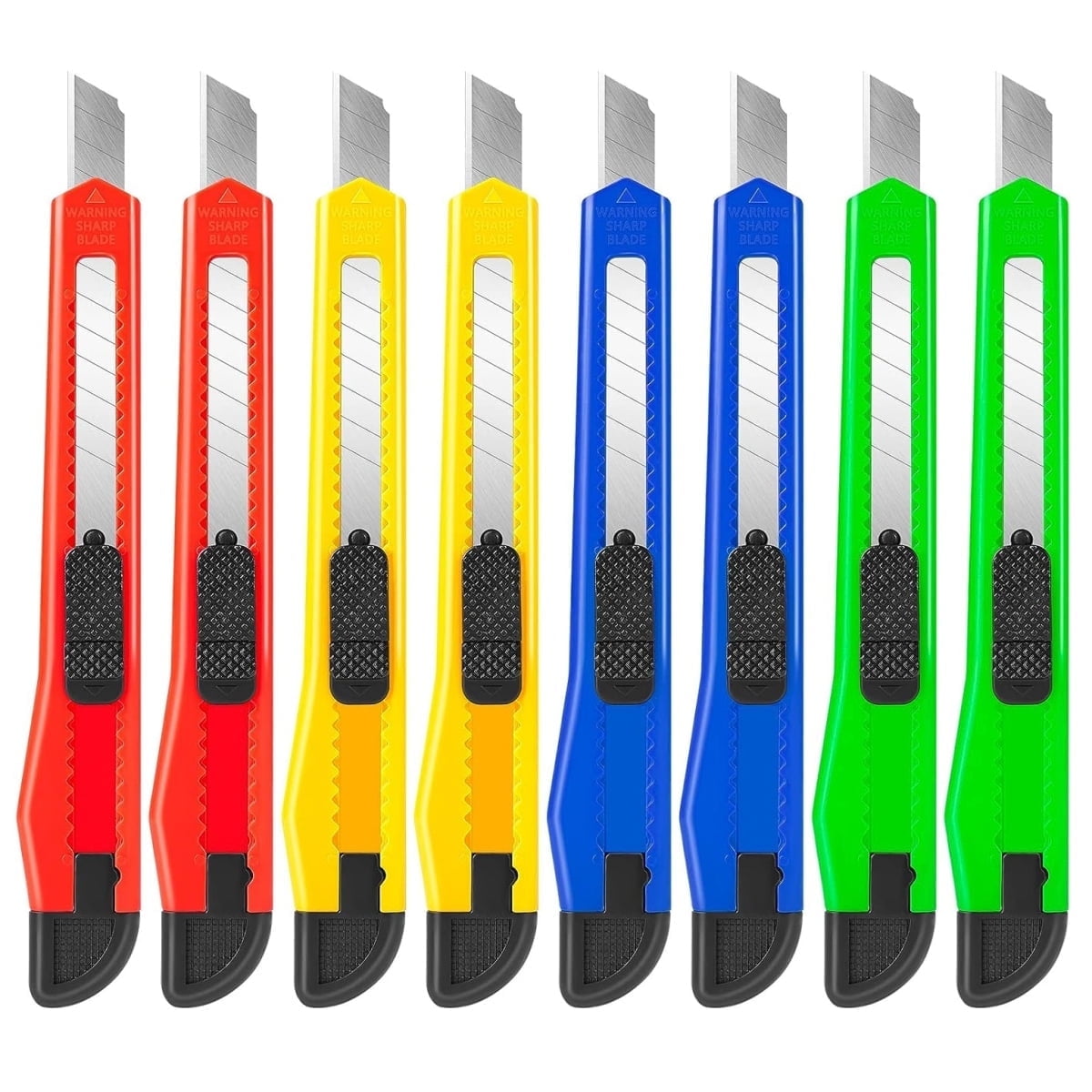 Lindmeyers Razor Blade Utility Knife Set 10 Snap-Off Blades with ...