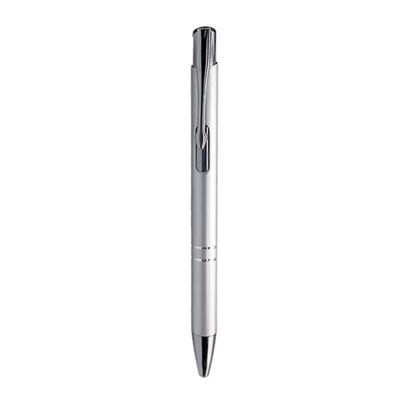 10x Retractable Ballpoint Pens Point Work Pen 1.0mm Black/Blue Ink Metal Ballpoint Pen Comfortable Writing Pens
