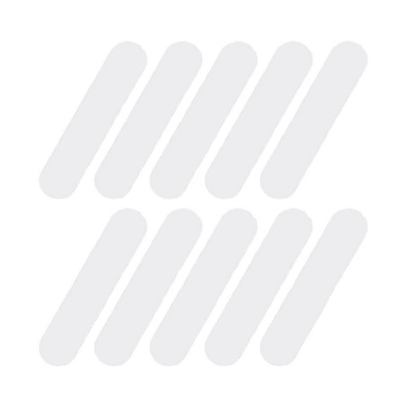 10x Retro Reflective Stripe Stickers for Motorcycle Helmet Reflector Warnin