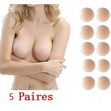 10x Reusable Silicone Petal Adhesive Nipple Cover Invisible Bra Pad Pasties New
