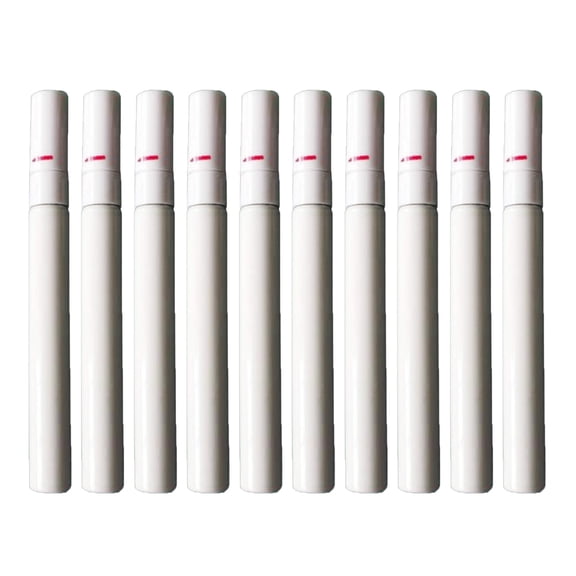 10x/Set 3.0mm Empty Marker Refillable Paint Pen Empty Refills Paint Marker Refillable Marker Pen for Oil Painting