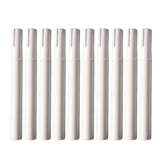 10x/Set Paint Marker Empty Refillable Paint Pen Empty Marker Refillable Marker Pen for Metal Oil Painting