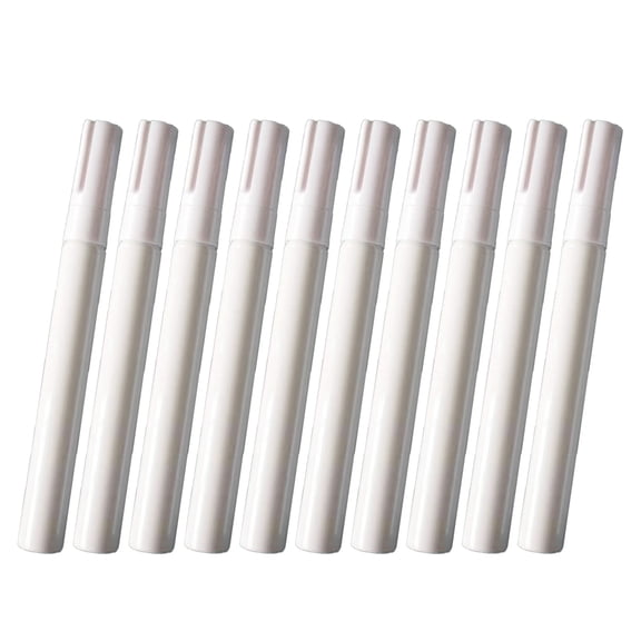 10x/Set Paint Marker Empty Refillable Paint Pen Empty Marker Refillable Marker Pen for Metal Oil Painting