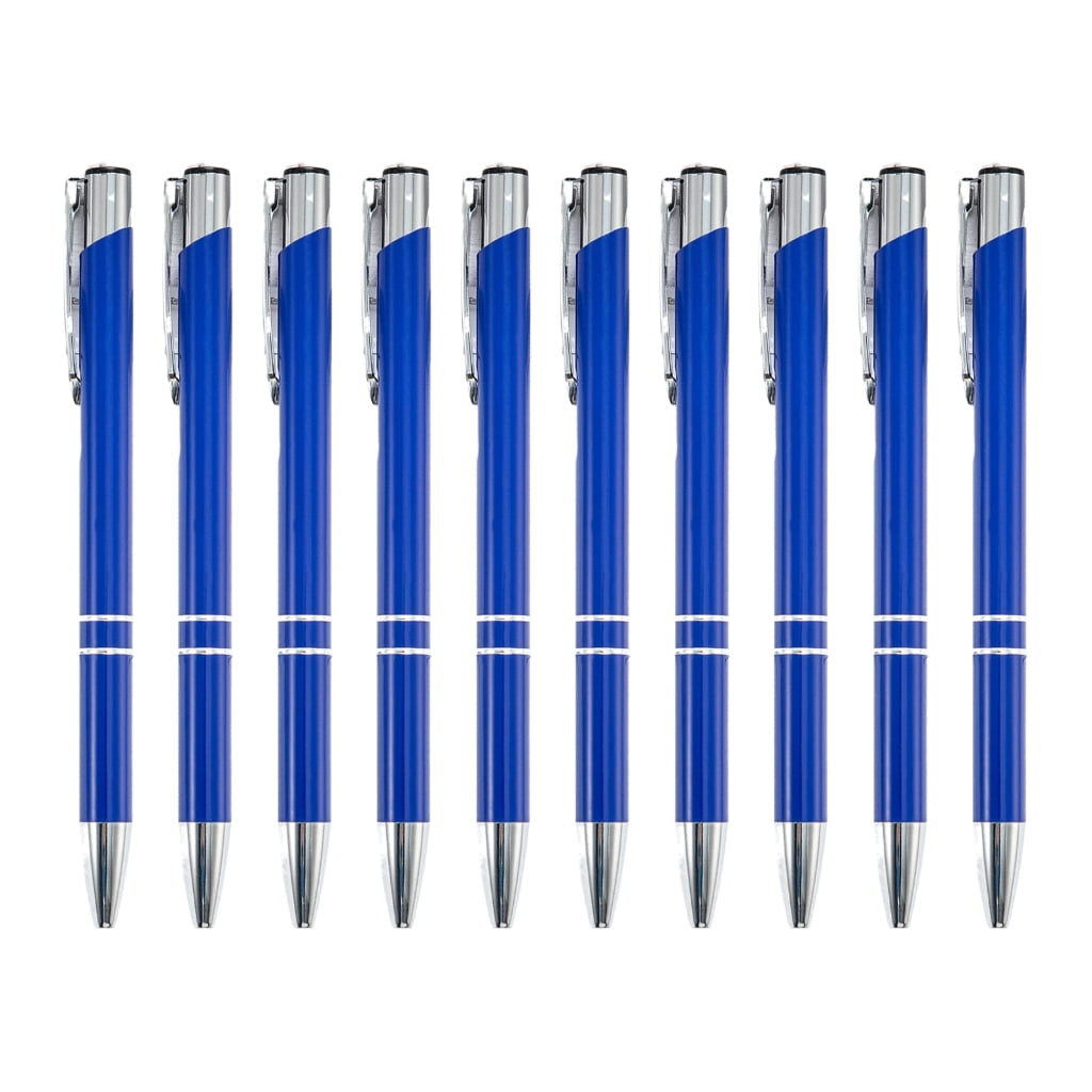 10x/Set Retractable Ballpoint Pen 1.0mm Writing Pen Signature Pen for ...