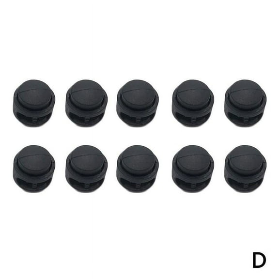 10x Shoe Lace Shoelace Buckle Rope Clamp Cord Lock Run Sports Stopper Clips