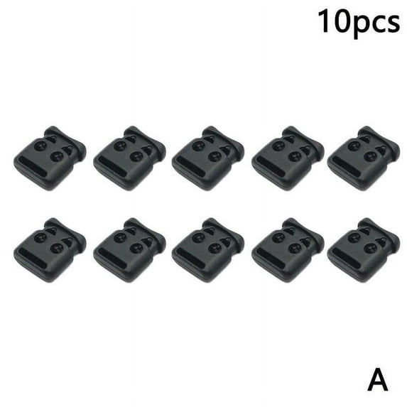 10x Shoe Lace Shoelace Buckle Rope Clamp Cord Lock Stopper Run Sports Clips Z J4W3