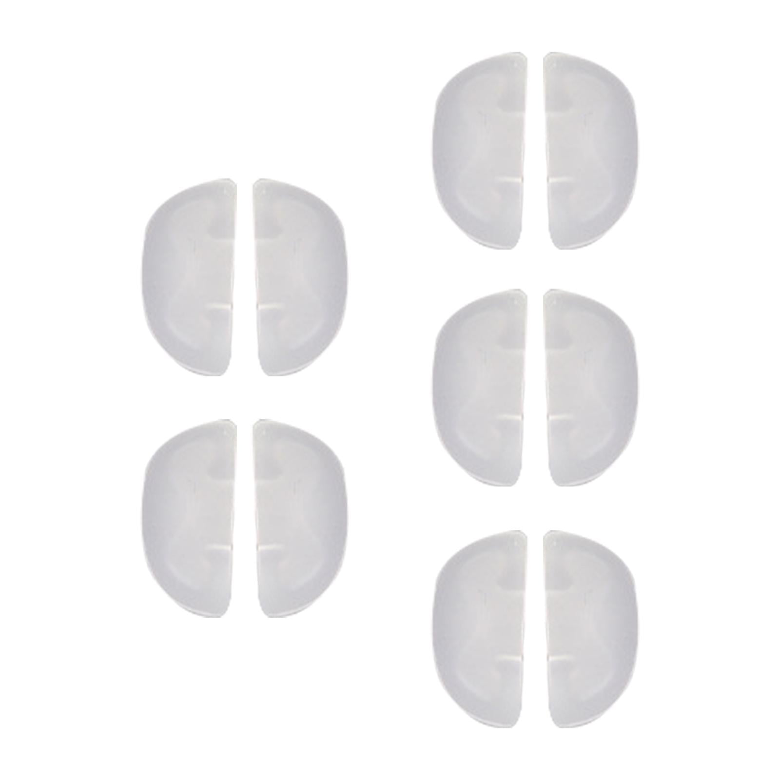 Sunglass Nose Pads Eyeglass Nose Pads Slip On 17mm 3Paris Soft Silicone Replacement Nose Piece On Nosepads For Glasses Eyeglasses Sunglasses