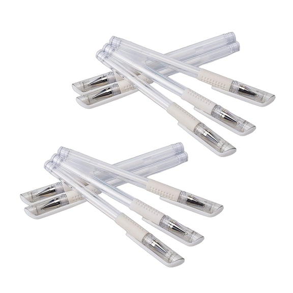 10x Skin Marker Pen White Marker Pen Skin Marker Positioning Pen Eyebrow Tool Surgical Skin Marker for Beauty Salons