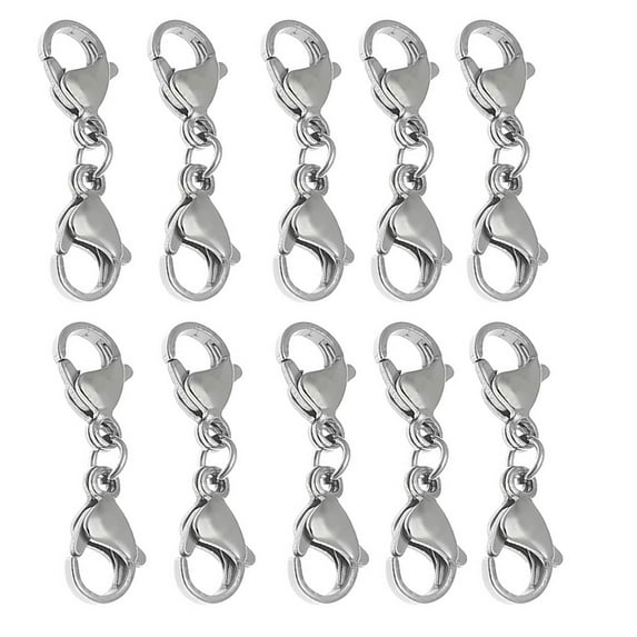 10x Small Bracelet Extender Necklace Shortener Clasp Bracelet Necklace Extender