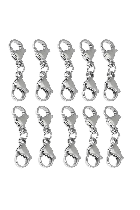 10x Small Bracelet Extender Necklace Shortener Clasp Bracelet Necklace Extender