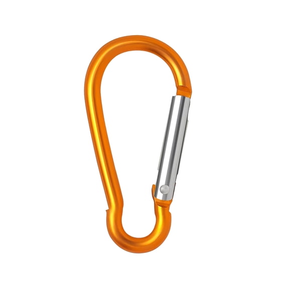 Lindmeyers Carabiner Keychain, Orange, 1 Count