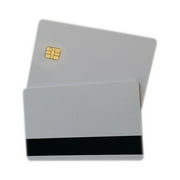 10x Smart Cards, Blank Smart Card with Magnetic Strip Hico 3 Track Inkjet PVC