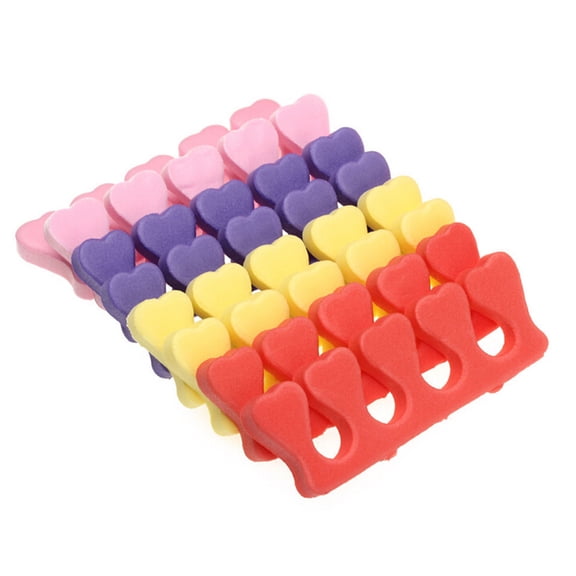 10x Soft Sponge Foam Finger Toe Separator Nail Art Salon Pedicure Manicure Tool