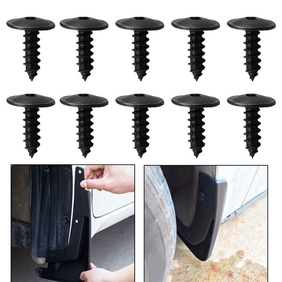 10x Torx Screws Bumper Engine Shield Cover Tray Clips Fastener Retainer