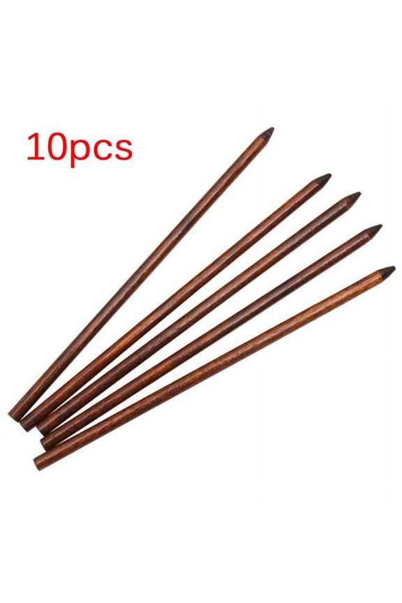 10x Traditional Carved Ebony Wooden Hair Pin Stick Original Retro Women Lady AL