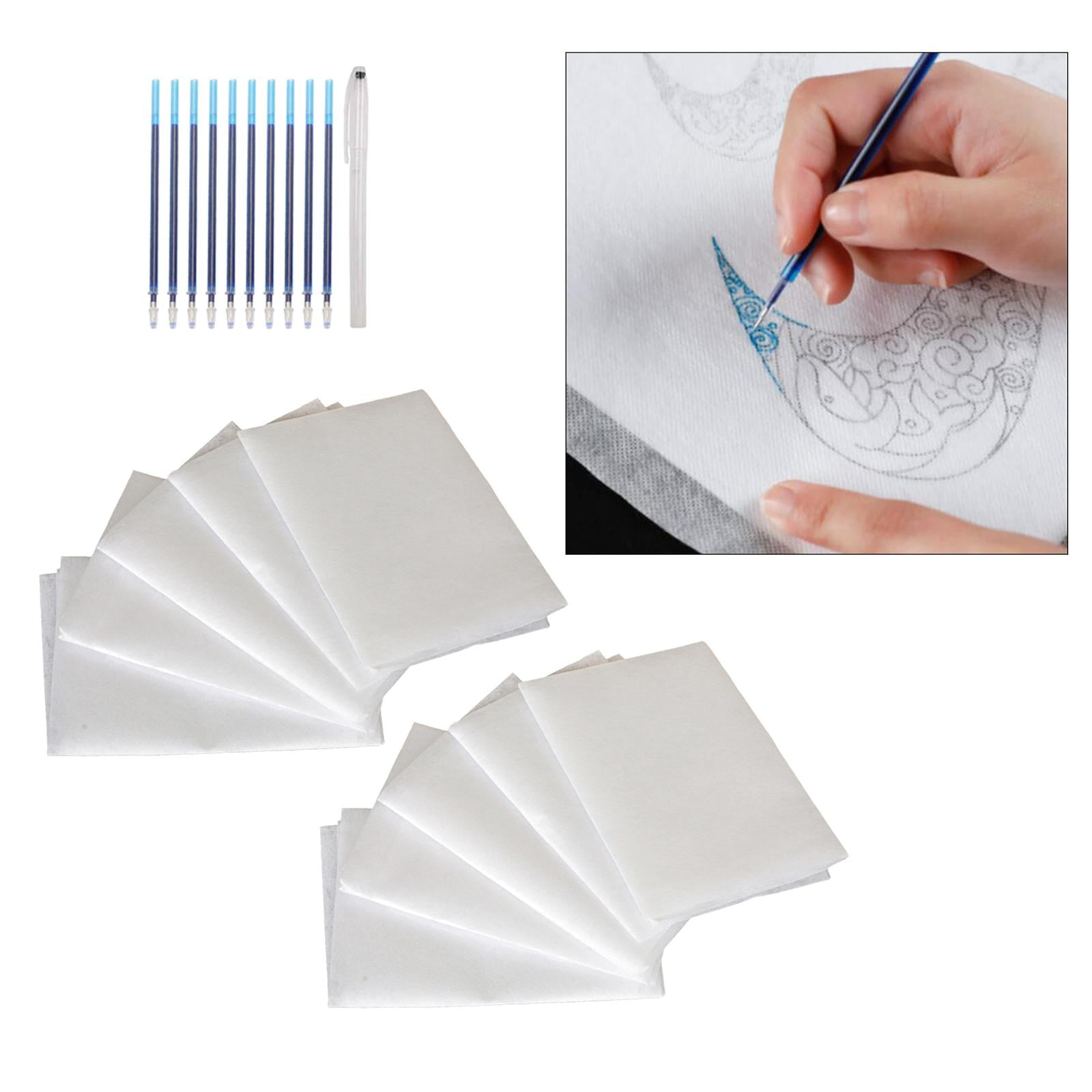 5-Pack Water-Soluble Transfer Paper – 11x9 Inches, Reusable For Cloth, Fabric, Wood & More - View #8