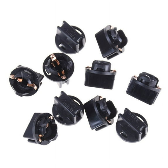 10x Twist Lock T10 W5W 168 192 194 Wedge Instrument Panel Dash Light Base Socket