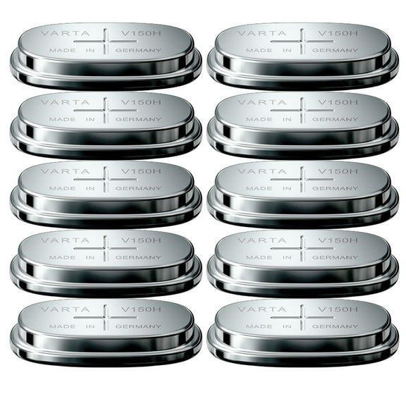 10x VARTA V150H 1.2V 150mAh NiMH Rechargeable Button Cell Battery 55615101501