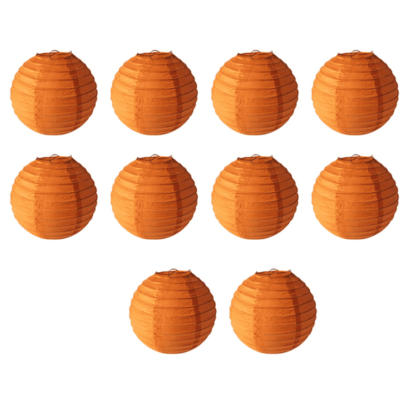 10x paper lantern-Orange