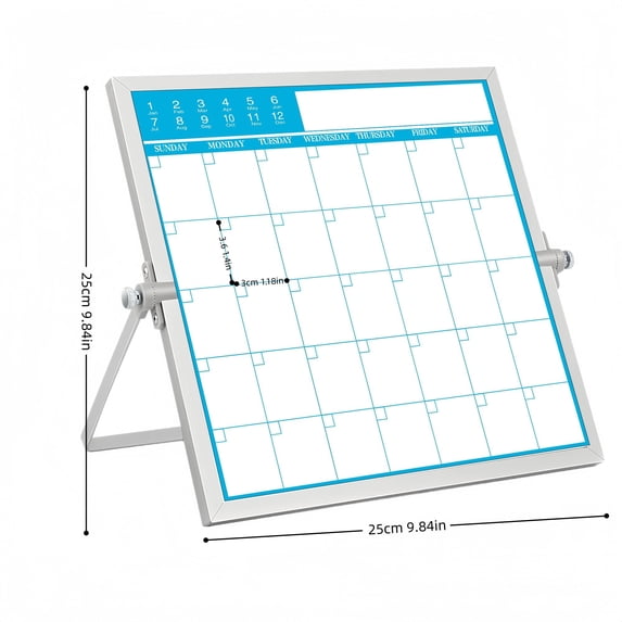 10x10 Dry Erase Whiteboard Calendar for Desk Wall or Flat Use - Walmart.com