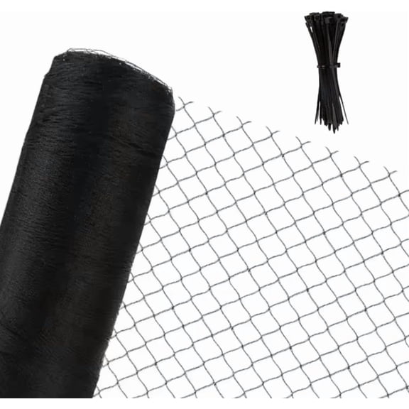 10x10 FT Bird Netting for Garden,Heavy Duty Woven Garden Mesh Netting for Vegetable,Fruit Trees,Plants,Protection,Against Birds Deer Squirrels and Poultry