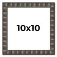thumbnail image 1 of 10x10 Frame Black Brown Chestnut Mosaic Solid Wood Picture Frame | 1.125 Inch Moulding Width |, 1 of 8