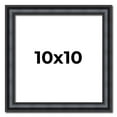 thumbnail image 1 of 10x10 Frame Black Real Wood Picture Frame Width 1.25 inches | Interior Frame Depth 0.5 inches |, 1 of 8