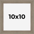 thumbnail image 1 of 10x10 Frame Gray Barnwood Rustic Solid Wood Picture Frame | 1.5 Inch Moulding Width | Includes UV, 1 of 8