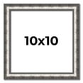 thumbnail image 1 of 10x10 Frame Silver Real Wood Picture Frame Width 1.125 Inches | Interior Frame Depth 0.5 Inches |, 1 of 8