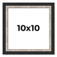 thumbnail image 1 of 10x10 Frame Silver Real Wood Picture Frame Width 1.25 Inches | Interior Frame Depth 0.75 Inches |, 1 of 8