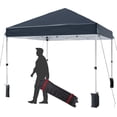 thumbnail image 1 of 10x10 Ft, Patented Center Locking Canopy Tent, Portable Outdoor Canopy Tent, Comes with Hand Wheel Bag, Suitable for Outdoor use, Height Adjustable Straight Legs, Waterproof and UV Protection, 1 of 7