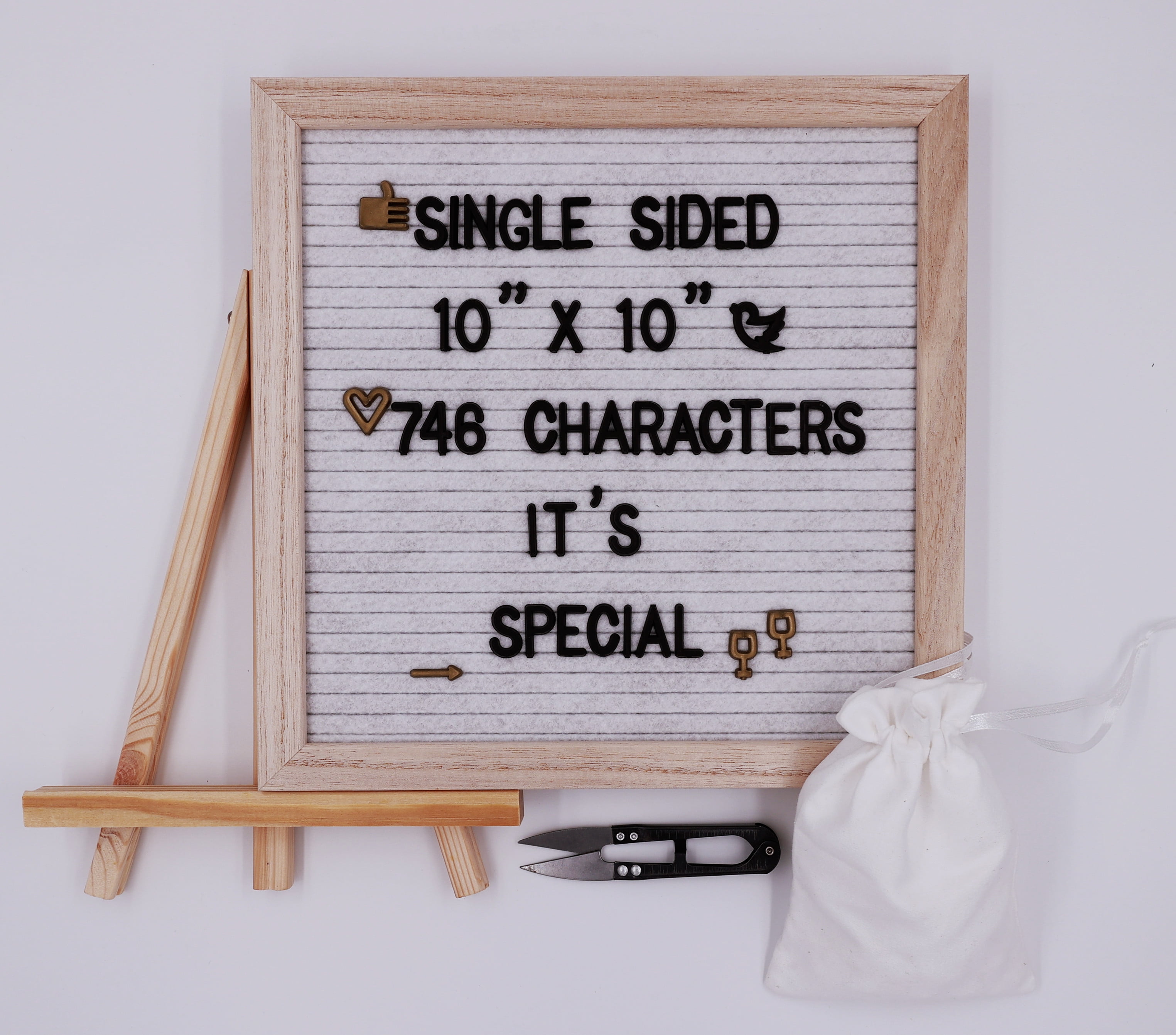 Felt Letter Board Sign Board Letters, Changeable Letter Board Baby  Announcement Message Board Letters, Felt Board Letter Board 10x10 -   Finland