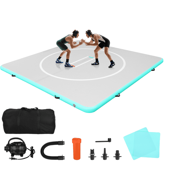 ToyKAKA Inflatable Yoga and Gymnastics Mat for Group Training and Martial Arts