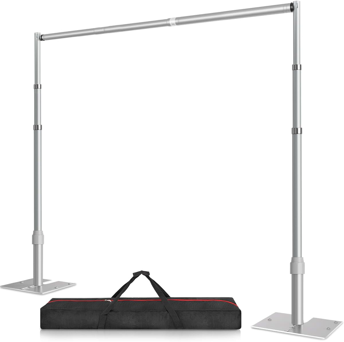 10x10 Pipe And Drape Stand Kit, Heavy Duty Backdrop Stand Adjustable ...