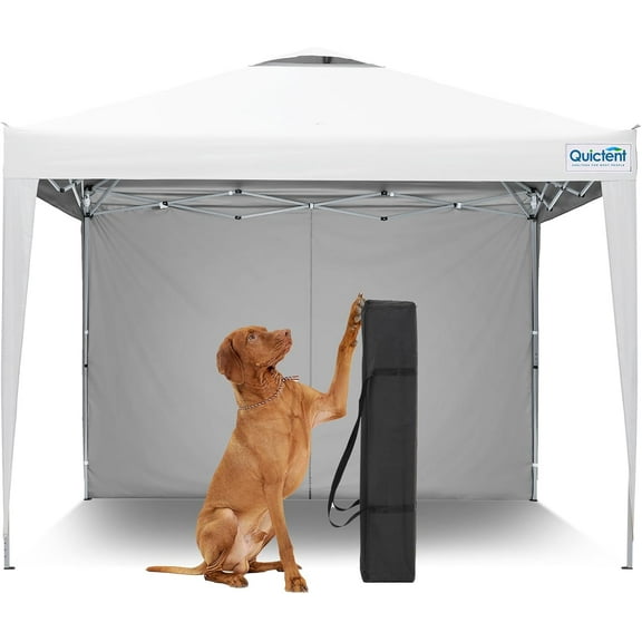 10x10 Pop Up Canopy Tent, Instant Setup Gazebo for 1 Person, Portable & Compact, Waterproof & UV Protection, Ideal for Camping, Beach, Parties, and Outdoor Events