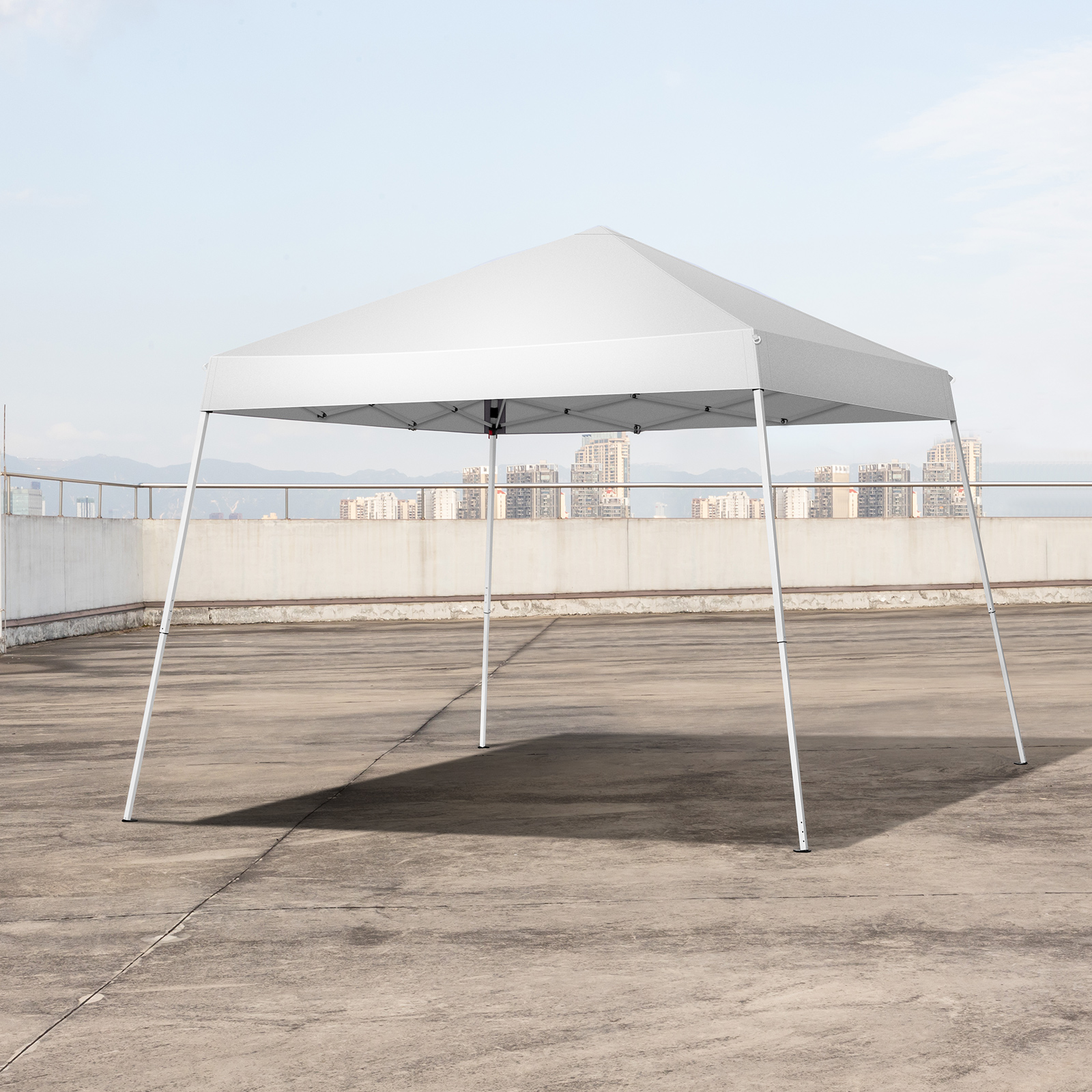 Two Leg Canopy 10x10 Pop Up Canopy Tent, Waterproof Outdoor Canopy Tent with Carry Bag ...