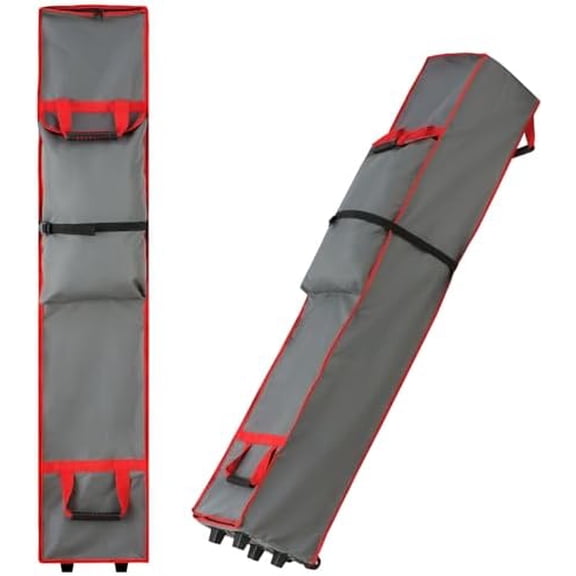 10x10 Pop Up Canopy Tent Storage Bag with Wheels & Handles, 10x10x62in Heavy Duty Universal Replacement Bag for Canopy & Gazebo$$Garden & Patio