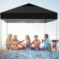 thumbnail image 1 of 10x10 Pop-Up Canopy Tent with Removable Sidewall, Commercial-Grade Shelter, Waterproof, UV 50+, Wheeled Bag & Adjustable Height, 1 of 8