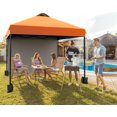 thumbnail image 1 of 10x10 Pop-Up Canopy Tent with Removable Sidewall, Commercial-Grade Shelter, Waterproof, UV 50+, Wheeled Bag & Adjustable Height, 1 of 8
