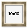 thumbnail image 1 of 10x10 Shadow Box Frame Silver | 1.75 inches Deep Real Wood Traditional Shadowbox Display Frame | UV, 1 of 8