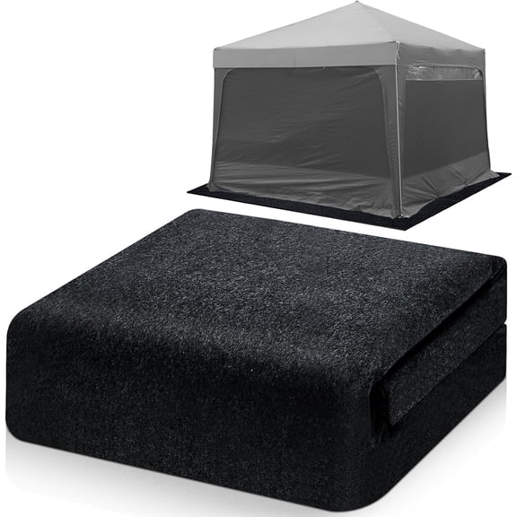 10x10 ft Outdoor Storage Shed Floor Mat Waterproof, Non Slip & Washable Camping Tent Carpet for Outdoor Camping, Lawn Supplies (Storage Shed Not Included)