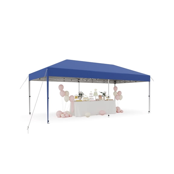 10x10FT/10x20FT Canopy Tent Pop Up Canopy, Commercial Instant Setup Canopy with 210D Fabric, Heavy Duty Commercial Instant Craft Fair Tent for Farmer Market, Vendor, Party, Event